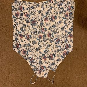 Paper Crane Floral Print Tank